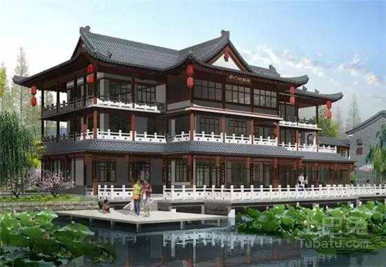 仿古建筑规划设计中房屋颜色的选择